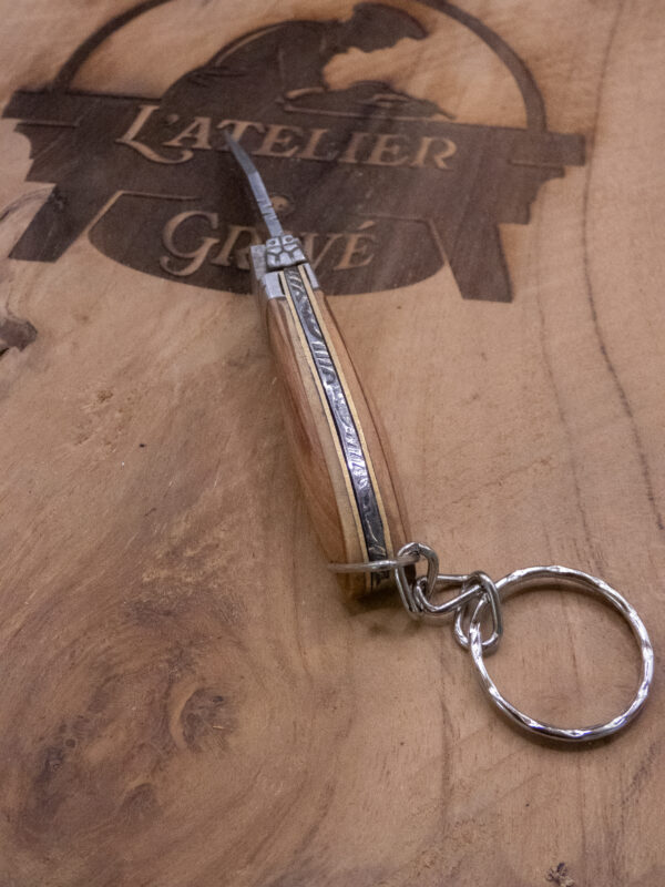 Porte-Clés 6cm Laguiole Bougna teck