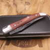 Laguiole Pliant Fer Martelée + Boite Acier Laguiole