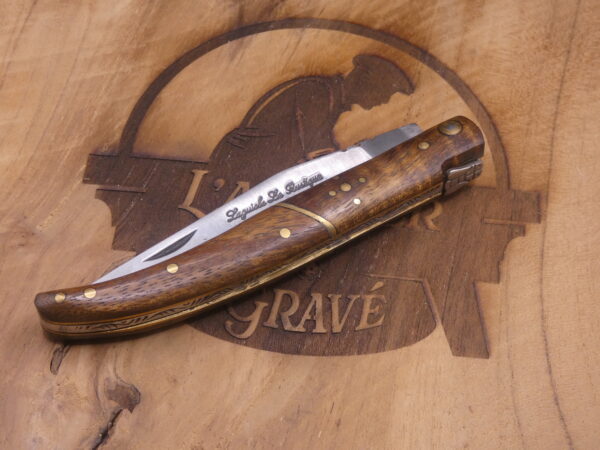 Laguiole Le Rustique 12 cm - Bois d'acacia