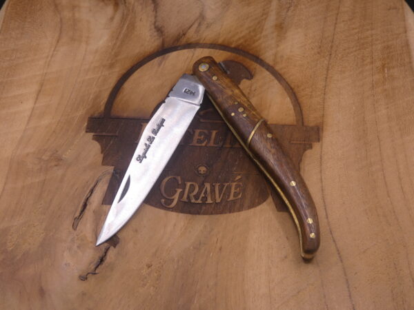 Laguiole Le Rustique 12 cm - Bois d'acacia