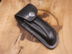 Étui cuir noir 10,5 cm