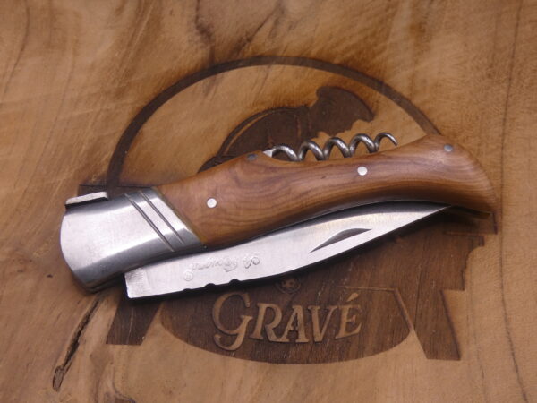 Laguiole Le Bougna Tire-Bouchon Bois de Teck 11,5 cm