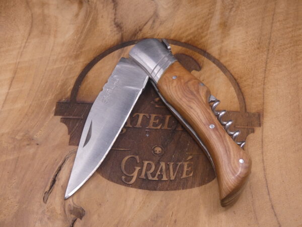 Laguiole Le Bougna Tire-Bouchon Bois de Teck 11,5 cm