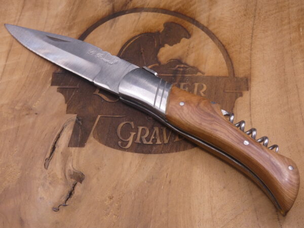 Laguiole Le Bougna Tire-Bouchon Bois de Teck 11,5 cm